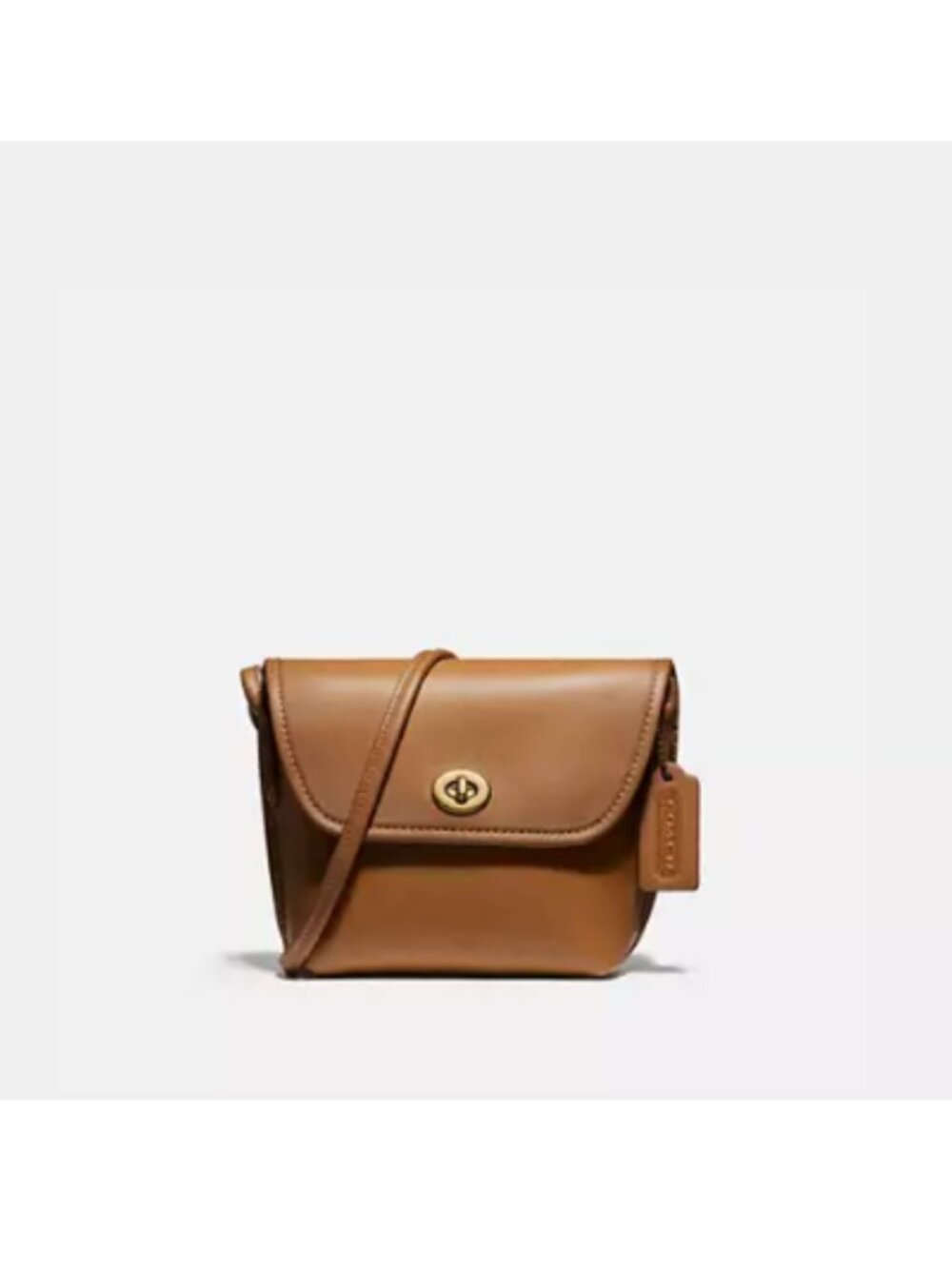 Coach 1941 Turnlock Pouch in Burnished Tan